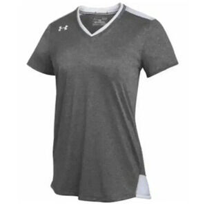 Under Armour Women’s Sporty Mesh Locker Tee Gray XS 1305512 NEW. 336